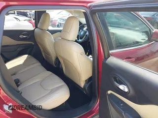 2016 Jeep Cherokee Limited with VIN 1C4PJLDB7GW146458, listed as a IAAI auction lot 42000075 with 91,291 mi miles and . Bid and sale history available at DreamBid. Image 8.