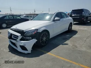 2019 Mercedes-Benz C 300 with VIN 55SWF8DB6KU296308, listed as a Copart auction lot 59987475 with 52,187 mi miles and Salvage title. Bid and sale history available at DreamBid. Image 13.