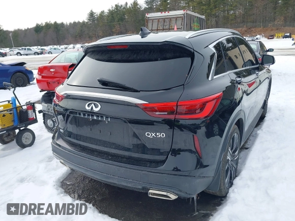 2021 Infiniti QX50 Luxe z VIN 3PCAJ5BB1MF102489, wystawiony jako IAAI lot #41485960 z przebiegiem 47 321 mil mil oraz . Historia ofert i sprzedaży dostępna na DreamBid. Obrazek 17.