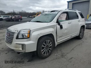 2016 GMC Terrain Denali z VIN 2GKFLRE32G6146804, wystawiony jako Copart lot #52802405 z przebiegiem Nie podano mil oraz Szkoda całkowita • Salvage title. Historia ofert i sprzedaży dostępna na DreamBid. Obrazek 1.