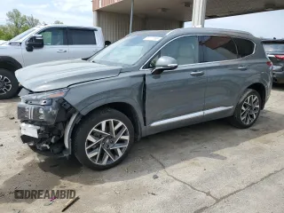 2023 Hyundai Santa Fe Calligraphy with VIN 5NMS5DAL8PH566573, listed as a Copart auction lot 56117965 with 37,261 mi miles and Salvage title. Bid and sale history available at DreamBid. Image 1.