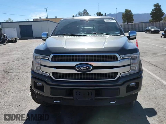 2018 Ford F-150 XL with VIN 1FTEW1EG6JFC62863, listed as a Copart auction lot 59218255 with 125,198 mi miles and Salvage title. Bid and sale history available at DreamBid. Image 13.