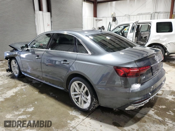 2020 Audi A4 Premium Plus with VIN WAUENAF46LN008471, listed as a Copart auction lot 45737095 with 81,183 mi miles and Salvage title. Bid and sale history available at DreamBid. Image 2.