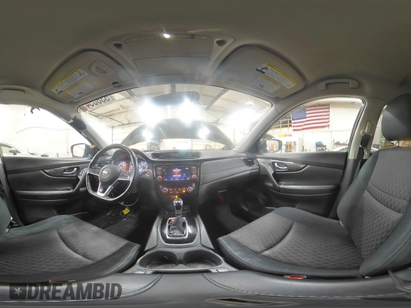2018 Nissan Rogue SV with VIN JN8AT2MV9JW306470, listed as a Copart auction lot 53805415 with 140,464 mi miles and Salvage Title. Bid and sale history available at DreamBid. Image 14.