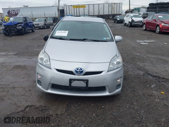 2010 Toyota Prius II with VIN JTDKN3DU8A0150741, listed as a IAAI auction lot 41951981 with 75,474 mi miles. Bid and sale history available at carsss.com. Image 12.