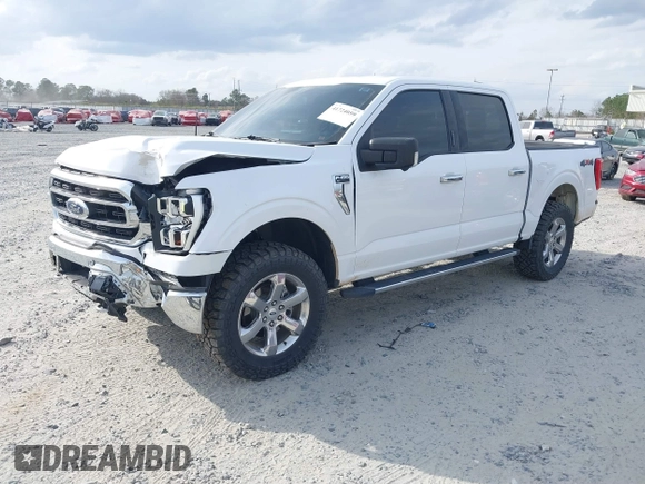 2021 Ford F-150 XL with VIN 1FTEW1EP8MKE37660, listed as a IAAI auction lot 41724059 with 45,596 mi miles. Bid and sale history available at carsss.com. Image 17.