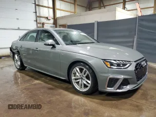 2023 Audi A4 S line Premium Plus with VIN WAUEAAF43PN020319, listed as a Copart auction lot 54389645 with 36,942 mi miles and Clean Title. Bid and sale history available at DreamBid. Image 4.