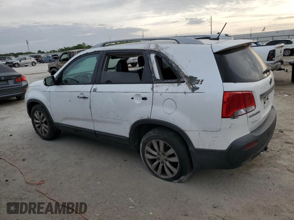 2011 Kia Sorento EX with VIN 5XYKU4A24BG074894, listed as a Copart auction lot 51018355 with 0 mi miles and Clean Title. Bid and sale history available at carsss.com. Image 2.