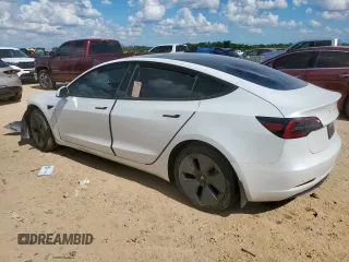 2023 Tesla Model 3 with VIN 5YJ3E1EA3PF605955, listed as a Copart auction lot 62793635 with Not provided miles and Clean title. Bid and sale history available at DreamBid. Image 2.
