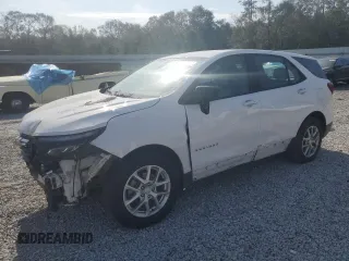 2023 Chevrolet Equinox LS with VIN 3GNAX5EG3PL259279, listed as a Copart auction lot 78233414 with 57,372 mi miles and Salvage title. Bid and sale history available at DreamBid. Image 1.