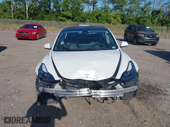2023 Tesla Model 3 with VIN 5YJ3E1EA9PF557880, listed as a IAAI auction lot 42481413 with 40,582 mi miles and . Bid and sale history available at DreamBid. Image 11.