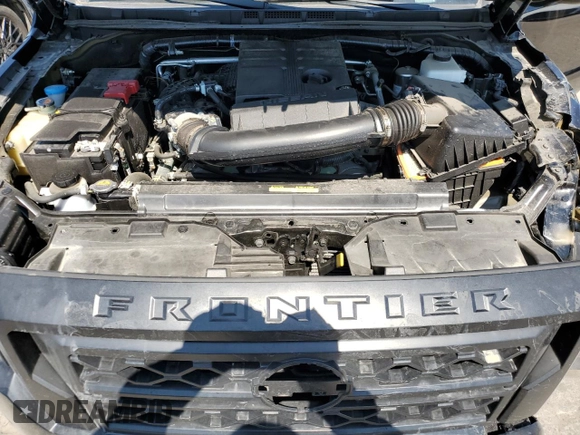 2024 Nissan Frontier SV with VIN 1N6ED1EJ4RN650125, listed as a Copart auction lot 65369825 with 14,282 mi miles and Salvage title. Bid and sale history available at DreamBid. Image 11.