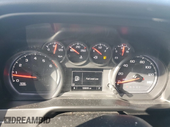 2020 Chevrolet Silverado 1500 Custom with VIN 1GCPWBEF8LZ374877, listed as a Copart auction lot 84509944 with 109,835 mi miles and Salvage Title. Bid and sale history available at carsss.com. Image 9.