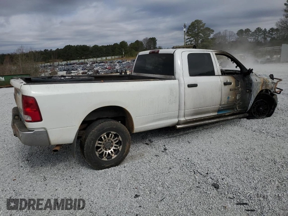 2012 Ram 2500 ST with VIN 3C6TD5HT9CG218779, listed as a Copart auction lot 47538835 with 0 mi miles and Salvage Title. Bid and sale history available at carsss.com. Image 3.