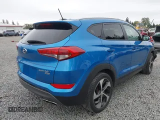 2016 Hyundai Tucson Eco with VIN KM8J3CA24GU037886, listed as a IAAI auction lot 42128589 with 95,891 mi miles. Bid and sale history available at carsss.com. Image 4.