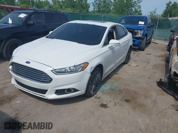 2016 Ford Fusion Titanium with VIN 3FA6P0K99GR317034, listed as a IAAI auction lot 42590288 with 200,468 mi miles and . Bid and sale history available at DreamBid. Image 2.