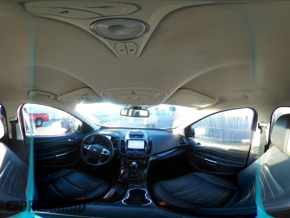 2014 Ford Escape Titanium with VIN 1FMCU9J94EUD01966, listed as a IAAI auction lot 41226043 with 132,730 mi miles. Bid and sale history available at carsss.com. Image 19.