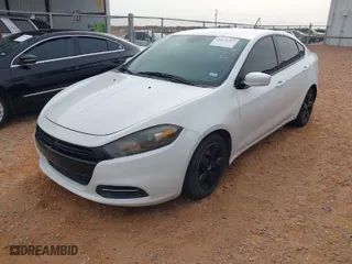 2015 Dodge Dart SXT with VIN 1C3CDFBB8FD390323, listed as a IAAI auction lot 41871517 with 154,530 mi miles. Bid and sale history available at carsss.com. Image 2.
