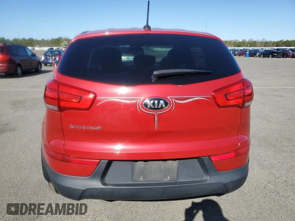 2015 Kia Sportage LX with VIN KNDPBCAC8F7726451, listed as a Copart auction lot 54413285 with 156,194 mi miles and Clean Title. Bid and sale history available at DreamBid. Image 6.