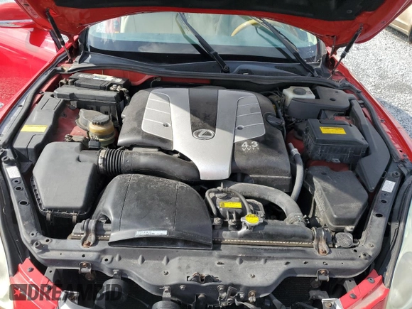 2005 Lexus SC 430 z VIN JTHFN48Y350063712, wystawiony jako Copart lot #64787075 z przebiegiem Nie podano mil oraz Szkoda całkowita • Salvage title. Historia ofert i sprzedaży dostępna na DreamBid. Obrazek 11.