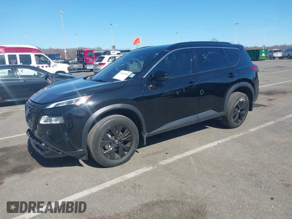 2023 Nissan Rogue SV with VIN JN8BT3BB4PW183432, listed as a IAAI auction lot 41832766 with 23,101 mi miles and . Bid and sale history available at carsss.com. Image 2.