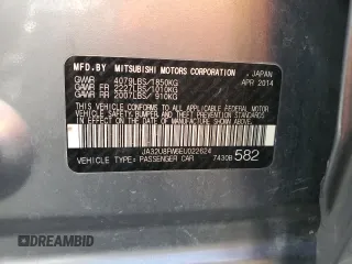2014 Mitsubishi Lancer GT with VIN JA32U8FW6EU022624, listed as a Copart auction lot 74855874 with Not Provided miles and Salvage Title. Bid and sale history available at DreamBid. Image 13.
