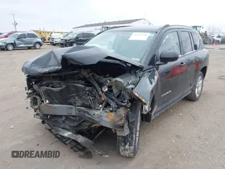 2014 Jeep Compass Latitude with VIN 1C4NJCEA8ED550147, listed as a IAAI auction lot 41405446 with 127,240 mi miles. Bid and sale history available at carsss.com. Image 6.