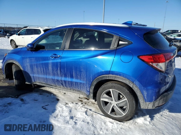 2022 Honda HR-V EX-L with VIN 3CZRU6H77NM728297, listed as a Copart auction lot 88341305 with 50,718 mi miles and Salvage Title. Bid and sale history available at carsss.com. Image 2.