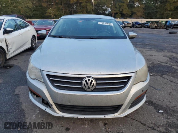 2012 Volkswagen CC Sport with VIN WVWNN7AN2CE544744, listed as a Copart auction lot 79081034 with 201,695 mi miles and Salvage Title. Bid and sale history available at carsss.com. Image 5.