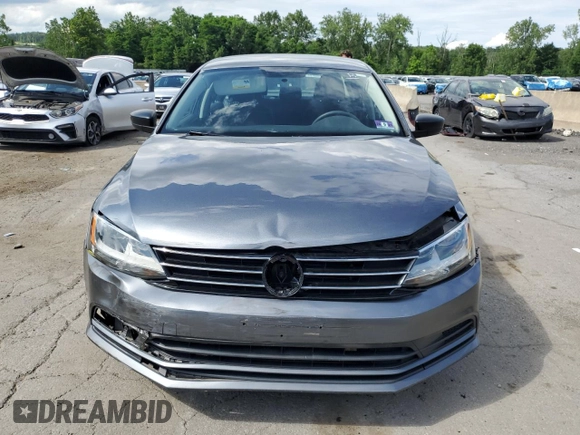 2015 Volkswagen Jetta S with VIN 3VW2K7AJ5FM327788, listed as a Copart auction lot 64034985 with 43,172 mi miles and Salvage title. Bid and sale history available at DreamBid. Image 5.