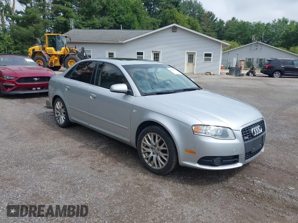 2008 Audi A4 2.0T with VIN WAUDF78E18A137394, listed as a IAAI auction lot 42826168 with 162,192 mi miles and . Bid and sale history available at DreamBid. Image 1.