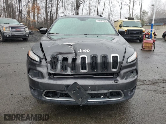 2015 Jeep Cherokee Limited with VIN 1C4PJMDS4FW662698, listed as a Copart auction lot 49521825 with 161,998 mi miles and Salvage Title. Bid and sale history available at DreamBid. Image 5.