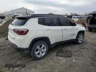 2018 Jeep Compass Latitude with VIN 3C4NJDBBXJT373401, listed as a Copart auction lot 50025585 with 125,182 mi miles and Salvage title. Bid and sale history available at DreamBid. Image 3.