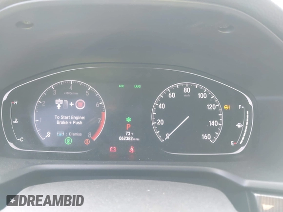 2019 Honda Accord Sport with VIN 1HGCV1F30KA123205, listed as a IAAI auction lot 41674180 with 62,382 mi miles and . Bid and sale history available at DreamBid. Image 7.