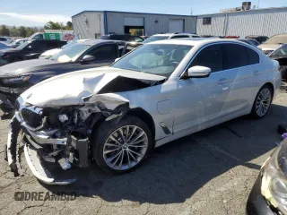 2021 BMW 5 Series 530e with VIN WBA13AG00MCF99641, listed as a Copart auction lot 67099134 with Not Provided miles and Salvage Title. Bid and sale history available at carsss.com. Image 1.