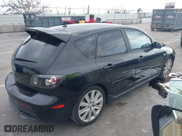 2008 Mazda 3 Mazdaspeed3 Sport with VIN JM1BK34M281857945, listed as a IAAI auction lot 42083322 with 110,416 mi miles and . Bid and sale history available at DreamBid. Image 4.