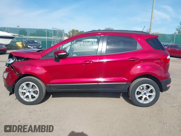 2020 Ford EcoSport SE with VIN MAJ6S3GL5LC324432, listed as a IAAI auction lot 40716421 with 25,545 mi miles and . Bid and sale history available at carsss.com. Image 14.