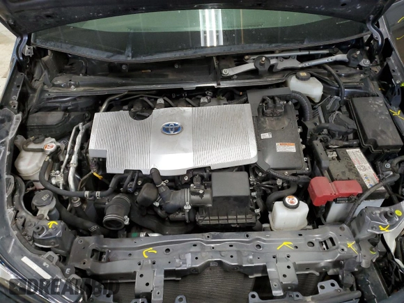 2022 Toyota Prius L Eco with VIN JTDKAMFU8N3169552, listed as a Copart auction lot 58413765 with 112,604 mi miles and Salvage title. Bid and sale history available at DreamBid. Image 11.