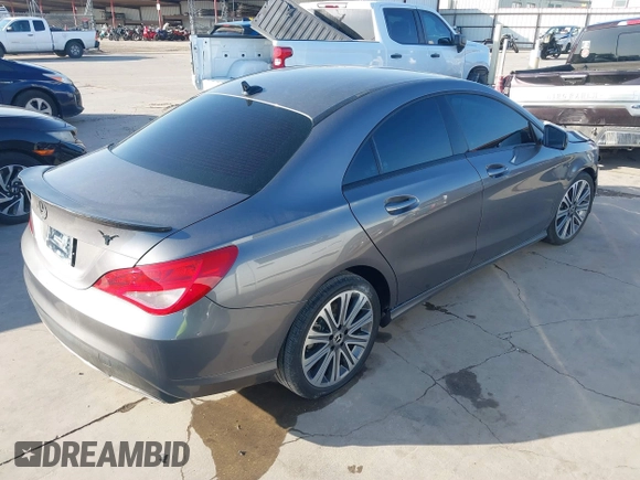 2018 Mercedes-Benz CLA 250 with VIN WDDSJ4EB5JN648760, listed as a IAAI auction lot 41837463 with 58,723 mi miles and . Bid and sale history available at DreamBid. Image 4.