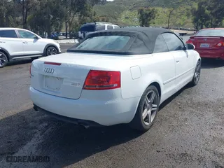 2008 Audi A4 2.0T with VIN WAUAF48H78K007920, listed as a IAAI auction lot 41782008 with 90,131 mi miles. Bid and sale history available at carsss.com. Image 4.