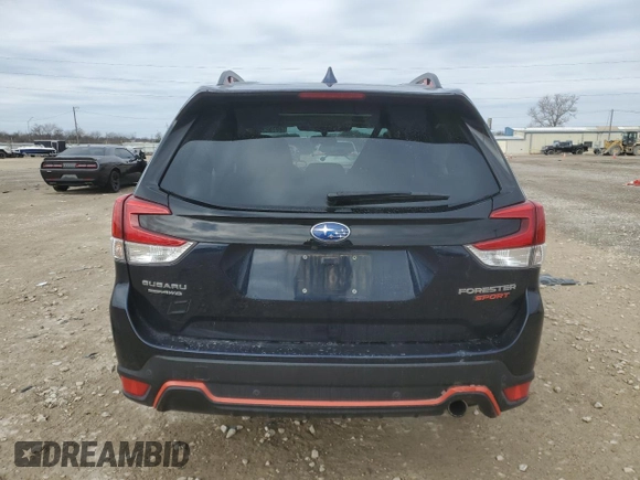 2022 Subaru Forester Sport with VIN JF2SKAJC3NH418791, listed as a Copart auction lot 42702115 with 49,523 mi miles and Salvage Title. Bid and sale history available at carsss.com. Image 6.