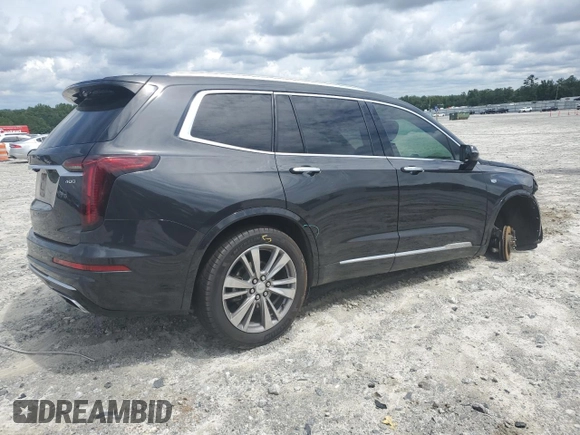 2020 Cadillac XT6 FWD Premium Luxury with VIN 1GYKPCRS9LZ205904, listed as a Copart auction lot 60575174 with 90,432 mi miles and Salvage Title. Bid and sale history available at carsss.com. Image 3.