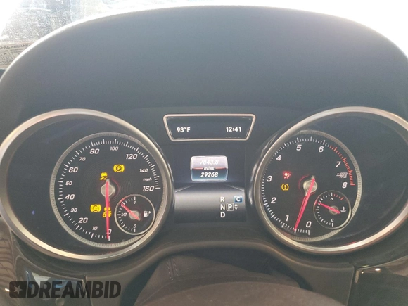 2017 Mercedes-Benz GLE 350 with VIN 4JGDA5HB8HA866029, listed as a Copart auction lot 62630215 with 29,268 mi miles and Salvage title. Bid and sale history available at DreamBid. Image 9.