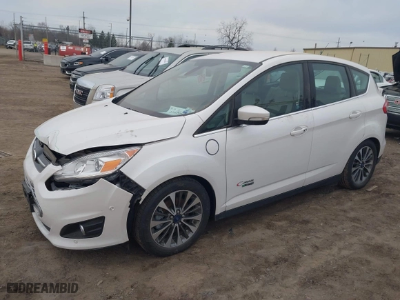 2017 Ford C-Max Energi Titanium with VIN 1FADP5FU5HL109509, listed as a IAAI auction lot 41820926 with 68,244 mi miles. Bid and sale history available at carsss.com. Image 18.