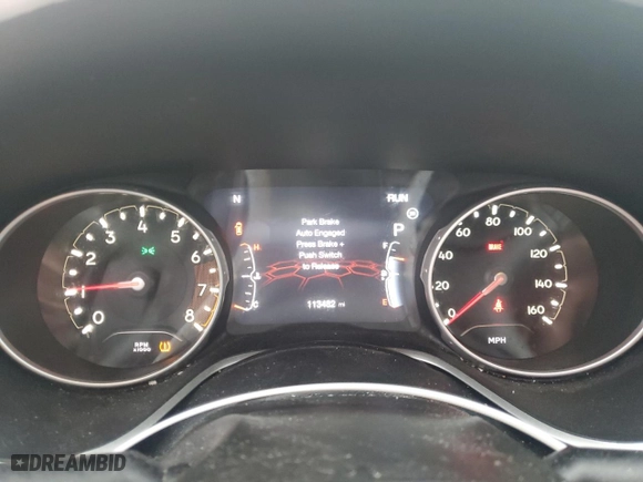 2020 Jeep Compass Limited with VIN 3C4NJCCB6LT107921, listed as a Copart auction lot 47201505 with 113,482 mi miles and Non Repairable. Bid and sale history available at carsss.com. Image 9.