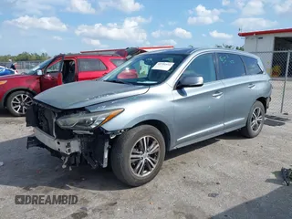 2017 Infiniti QX60 with VIN 5N1DL0MN8HC529622, listed as a IAAI auction lot 41724339 with 191,983 mi miles. Bid and sale history available at carsss.com. Image 17.