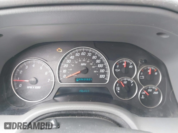 2005 GMC Envoy SLE with VIN 1GKDT13S552332088, listed as a IAAI auction lot 41699178 with 196,869 mi miles. Bid and sale history available at carsss.com. Image 7.