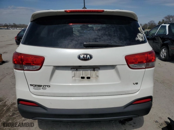 2017 Kia Sorento LX V6 with VIN 5XYPG4A5XHG308908, listed as a Copart auction lot 50786265 with 76,023 mi miles and Salvage Title. Bid and sale history available at carsss.com. Image 6.