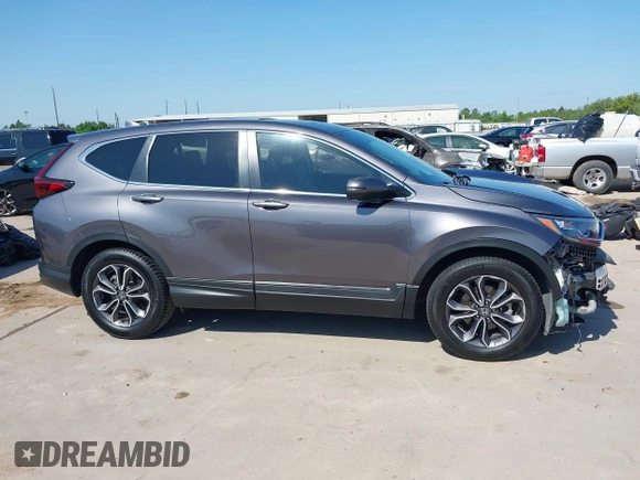 2020 Honda CR-V EX-L with VIN 2HKRW1H83LH423622, listed as a IAAI auction lot 41985902 with 1 mi miles. Bid and sale history available at carsss.com. Image 13.