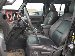 2023 Jeep Gladiator Rubicon with VIN 1C6JJTBG6PL500516, listed as a Copart auction lot 43432015 with 107,096 mi miles and Salvage title. Bid and sale history available at DreamBid. Image 7.